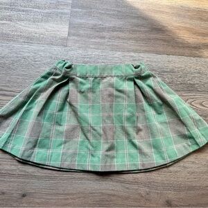 The Beaufort Bonnet Company Green and Brown Plaid Skirt